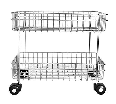 SHRUTI Trolley Modern Onion Potato Kitchen Storage Stainless Steel Rack ...