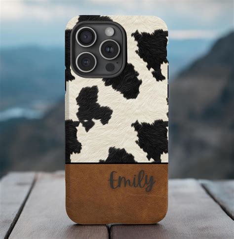 Custom Western Phone Case|faux Cowhide Phone Case|magsafe iPhone 17 Air ...