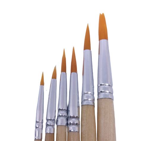 Jual Shining Kuas Gambar/Lukis-Paint brush set 251-A(set 6)no.2,4,6,8 ...