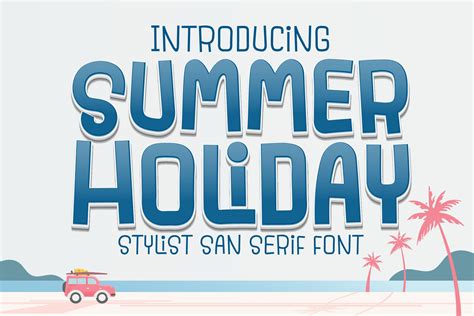 Summer Holiday Font | Script Fonts ~ Creative Market