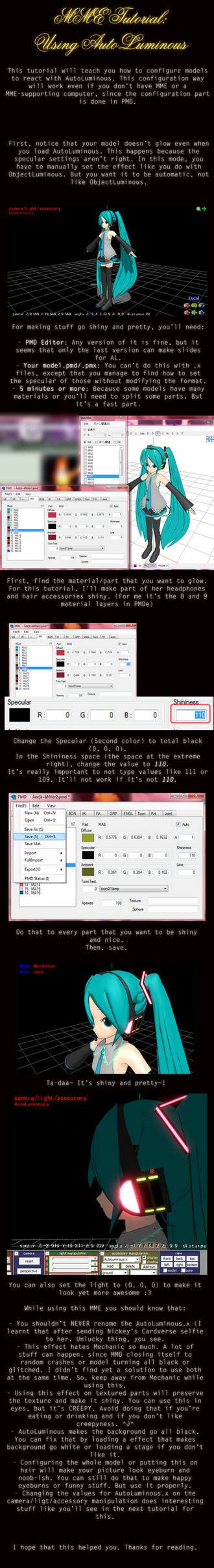 Image result for MMD AutoLuminous Tutorial