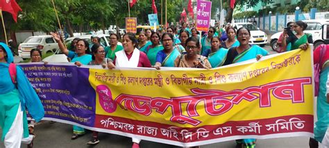 West Bengal: Thousands of ICDS Workers Hold Protest Rally in Kolkata ...