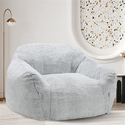 Buy HomguavaGiant Bean Bag Chair Sofa High-Density Foam Filled Sofa ...