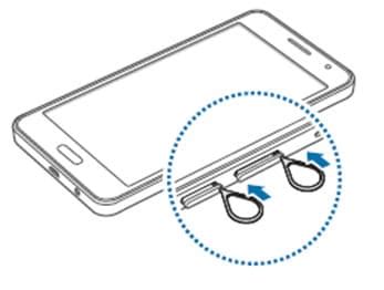 How to remove the SIM card from Samsung Galaxy A3(SM-A300H)? | Samsung ...