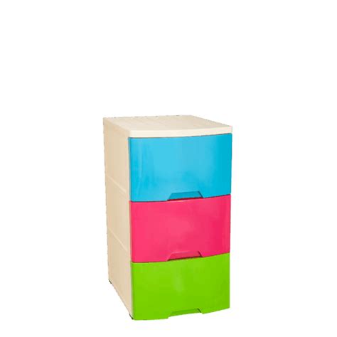 LEMARI PLASTIK 3 SUSUN SERBAGUNA TIPE LIBBY 7918-SS3