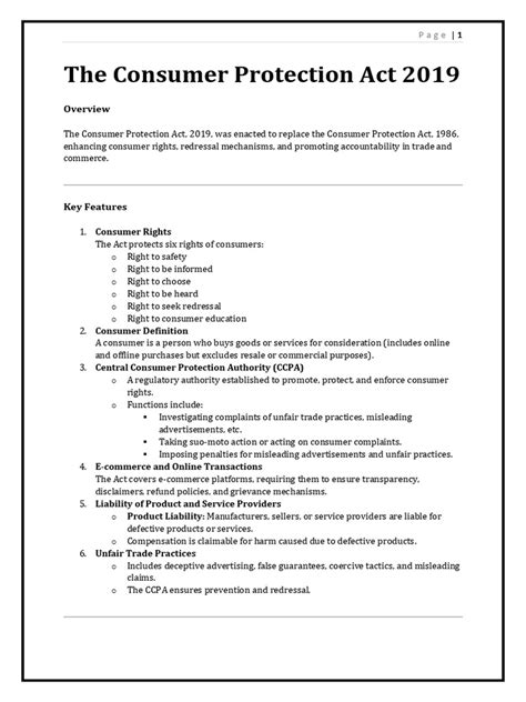 Image result for Consumer Protection Act Explained