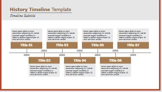 How to Create a Simple Timeline Using PowerPoint 的图像结果