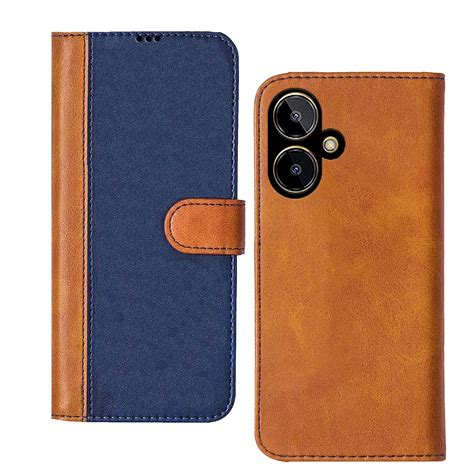 Knotyy Faux Leather Flip Cover Case Back Cover for Lava Blaze 2 ...
