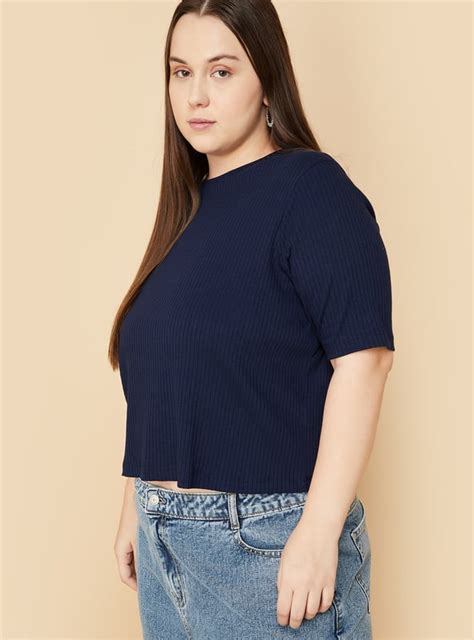 Buy Women Ribbed Top Online at just Rs. 499.0 - 1000013830184 | Max Fashion