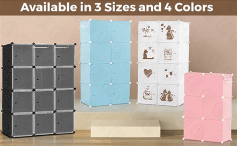 ABOUT SPACE Collapsible Wardrobe - DIY 8 Cube Plastic Almirah for ...