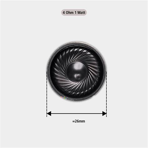 26mm Mini Toy Speaker 4Ω Compact Audio Speaker