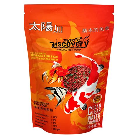 Taiyo Pluss Discovery fish food 500 gm Pouch – Onyx Aqua & Pet Studio