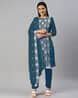 Buy Teal Dress Material for Women by MAROOSH Online | Ajio.com