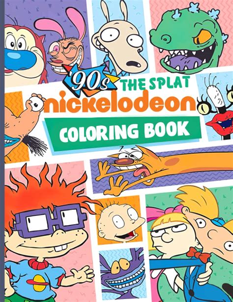 Buy 90s Nickelodeon The Splat Coloring Book: 90s Nickelodeon The Splat ...
