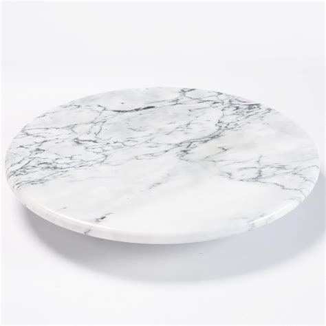 Amazon.com: White Marble Lazy Susan 12 Inch Kitchen Turntable for ...