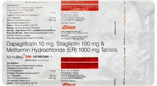 Sitalong Dm 101001000 Tablet 10 - Uses, Side Effects, Dosage, Price ...