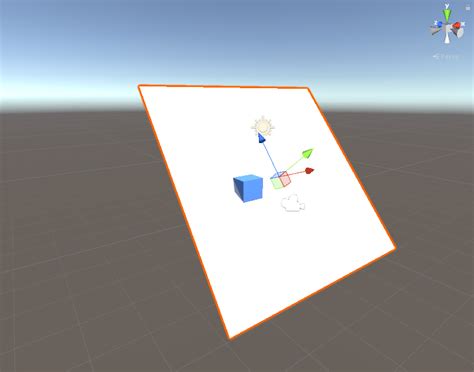 Unity Plane Tutorial 的图像结果