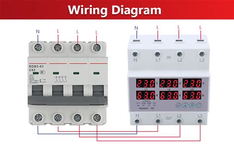Real Instruments 3-Phase Voltage Protector Automatic Over/Under Voltage ...