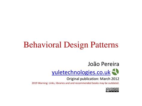 Image result for Behavioral Design Patterns