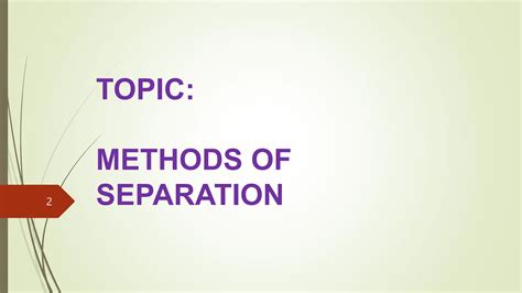 Image result for Separation Methods PowerPoint