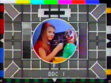 Image result for BBC1 Striped Test Card