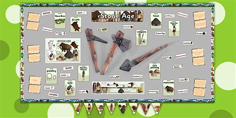 Ready Made Stone Age Display Pack - History