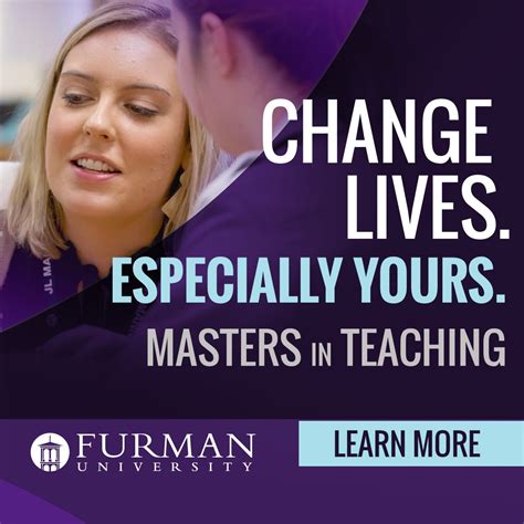 Furman University Graduate Studies on LinkedIn: Earn your Master's in ...