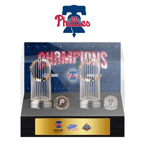 Philadelphia Phillies MLB World Series Championship Trophy And Ring Di ...