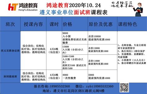 2020遵义省考笔试培训课程 - 163贵州人事考试信息网