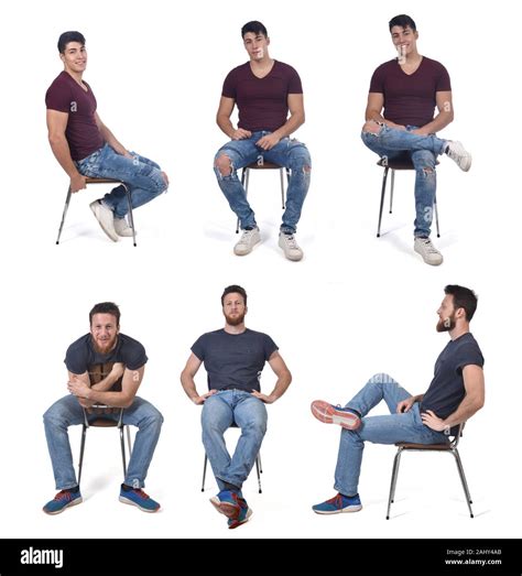 Male Sitting Poses On Chair