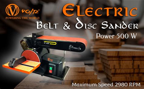 VOLTZ VZ-DS-500 Electric Belt Grinder Sander 6 Inch Electric Belt ...