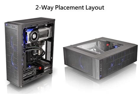 Thermaltake Core G3 Black Slim Small Form Factor ATX Perforated Metal ...