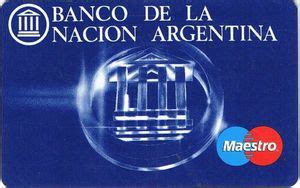 银行卡: Maestro (Banco de la Nación Argentina, 阿根廷Col:AR-MS-0001.07