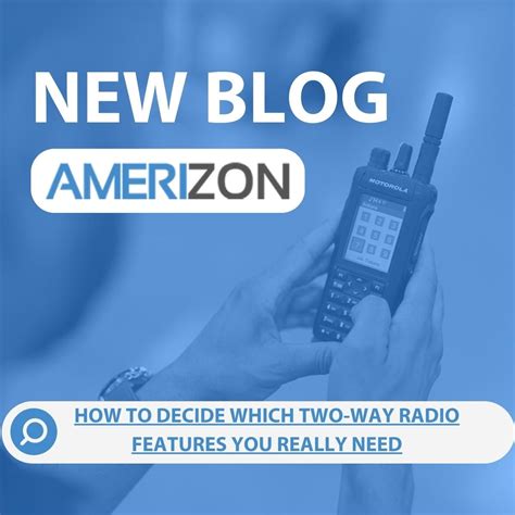 Mobile Communications America on LinkedIn: #amerizon #twowayradio # ...