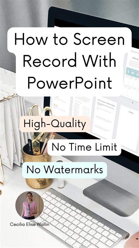 Image result for How to Use Screen Recording in PowerPoint