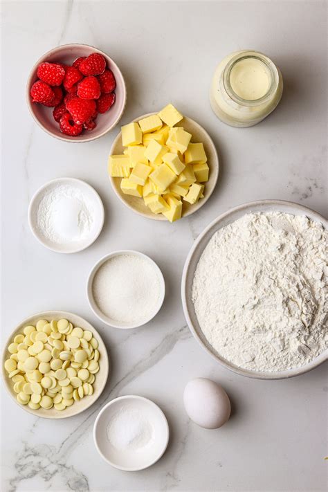 Raspberry White Chocolate Scones - About a Mom