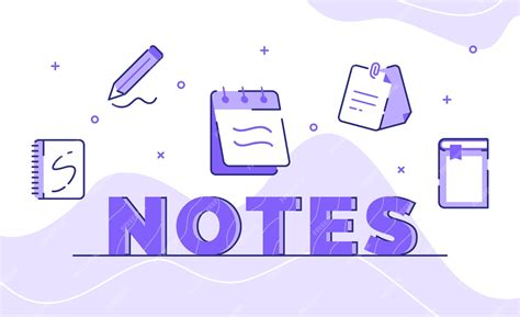 Image result for Note Word Clip Art Text