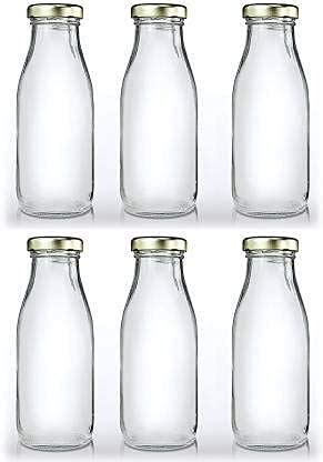Craftfry Crystal Clear Glass Water Bottle – 300ml, Reusable & BPA-Free ...