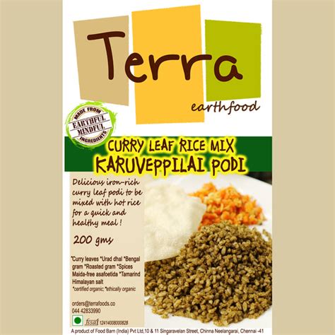 Terra-Karuveppilai Podi – Terra Earthfood