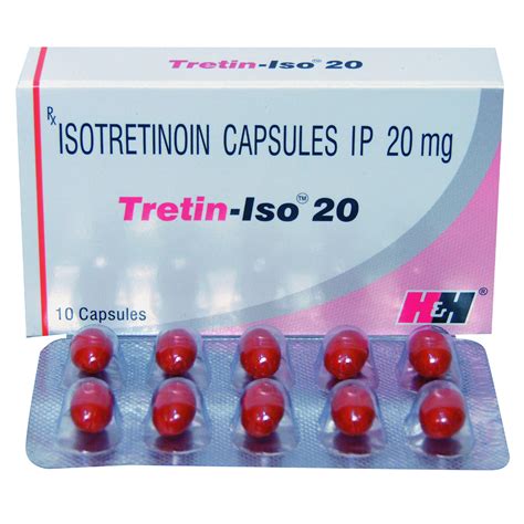 Tretin-Iso 20 Capsule 10's Price, Uses, Side Effects, Composition ...