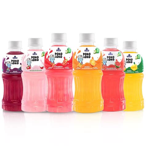 Sapphire Poko Loko Assorted Flavoured Fruit Juice Drink with Nata De ...