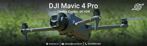 DJI Mavic 4 Pro Creator Combo : 6K Drone with 512GB SSD & RC Pro 2
