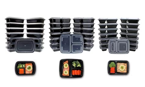 30- or 300-Piece Meal Prep Sets | Groupon Goods