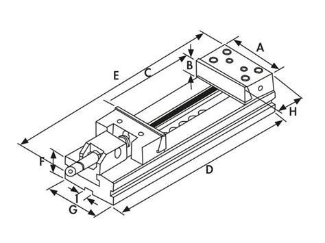 Étau de machine modulaire hydraulique anti-soulèvement largeur de mors ...