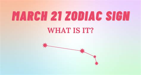March 21 Zodiac Sign Explained | So Syncd