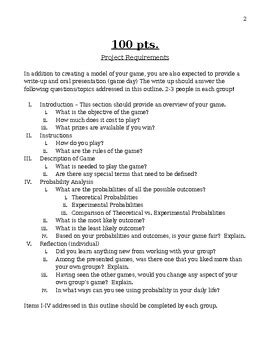 Image result for Math Probability Game Project