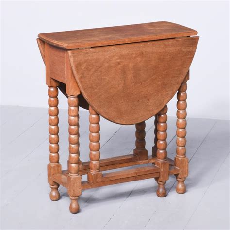 Solid Teak Gate-leg Table - Georgian Antiques