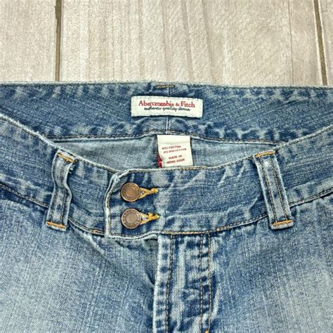 Abercrombie & Fitch Womens Flare Boot cut Jeans y2k... - Depop