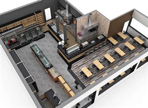 Desain Layout 3D Toko Minimarket, Disertai 20 Contoh Gambar