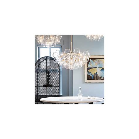 SUSUO 25.5 W Clear Glass Globe Chandelier - Post | Ubuy India